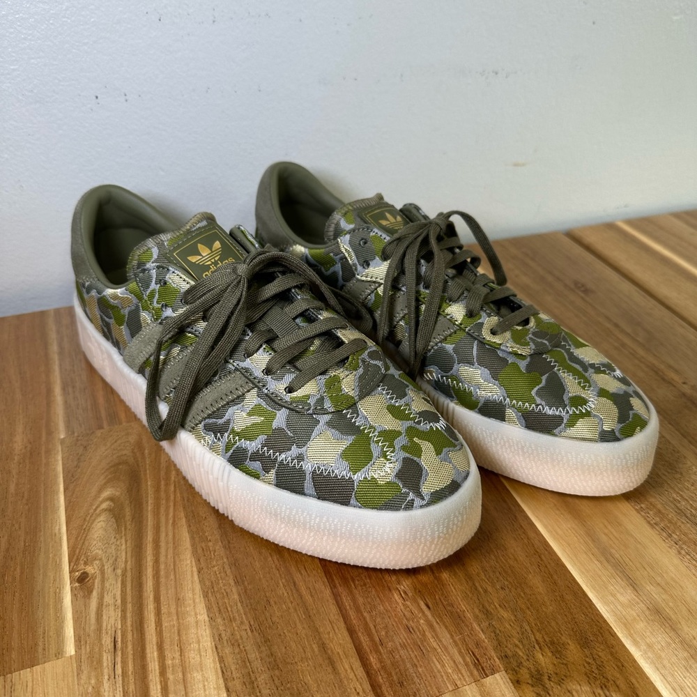 Adidas Womens/Mens Sambarose EE4677 Green Casual Shoes Sneakers Size 9